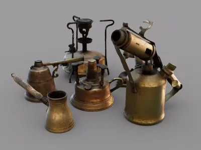 Antique Household Pack Vol 1 - Photogrammetry 3D model