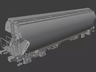 H0 1-87 scale Tagnpps 95 grain wagon 3D print model