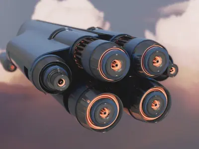 Starship TAS-1 3D model