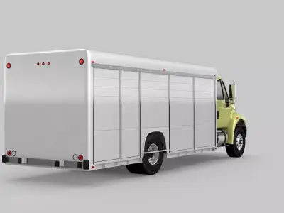 Beverage Delivery Truck 3D model
