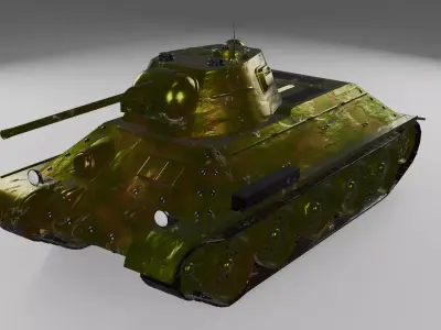 Tank T-34  3D model