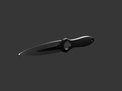 pocket knife  Low-poly 3D model