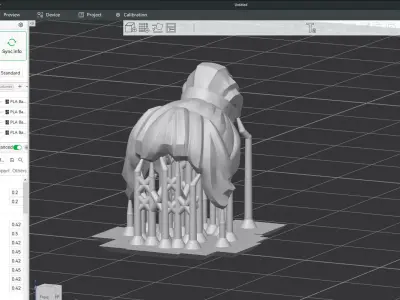 Custom3Dprint Minifigure Accessory - Minifigure Hair S3 - 06 3D print model