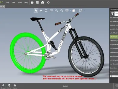 Bicycle - titan mountain-bike 3D model