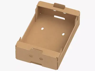 Cardboard Display Box 02 3D model