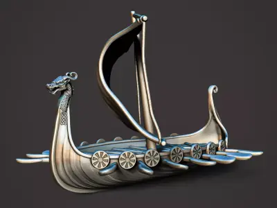 Viking Drakkar RoZ 3D print model