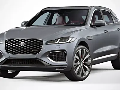 2021 Jaguar F-Pace 3D model