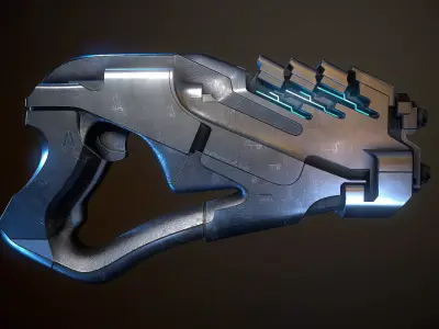 Arc Pistol Mass Effect 3D model