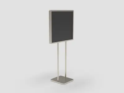 Style advertisement close to a urban street in city 3D model buy