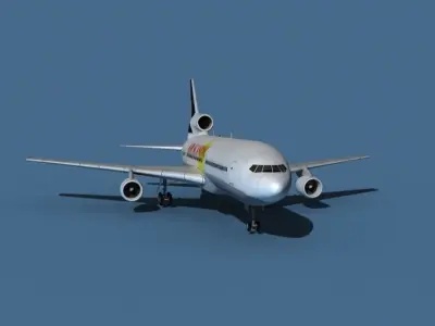 Lockheed L-1011-50 Air Scandic 3D model