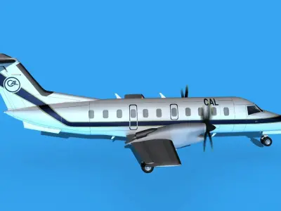 Embraer EMB120 CAL 3D model
