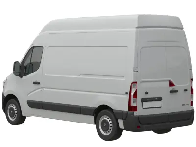 Renault Master 2015  PanelVan L2H3 3D model