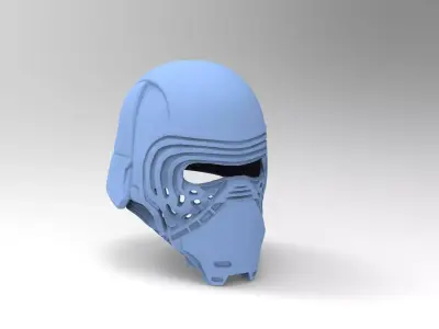 Star Wars Kylo Ren Helmet for 3dprint 3D model