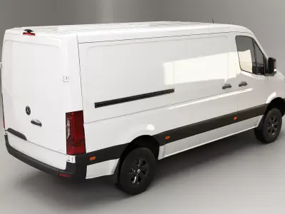 Mercedes Sprinter 4x4 low roof EU 3D model