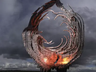 Dark Cthulhu Arch 3D model