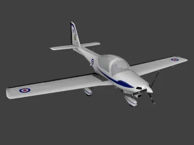 Grob G 115 Low-poly 3D model