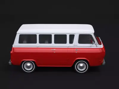 Econoline E-100 Bus 3D model