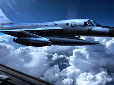 B-58 bomber Free 3D model