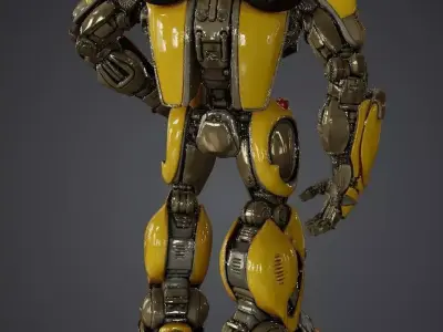 Stylized Transformers Bumblebee Model 3D print model 3D print model