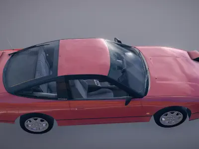 Nissan 200  Low-poly 3D model