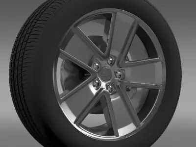 Chevrolet Camaro Redflash 2010 wheel 3D model