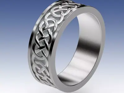 Ring Celtic Infinity 3D print model