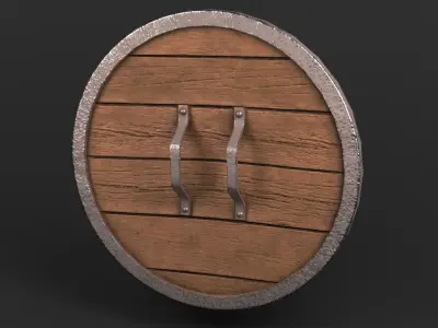 Shield pack  Low-poly 3D model