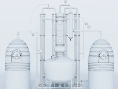 Craft Distiller 3D model