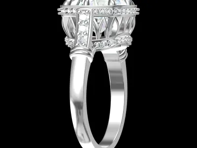 Wedding Ring  3D print model 385