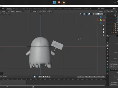 Cute Ghost 3D model purchase