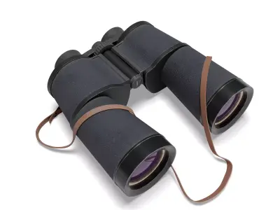 Binocular Model Low-poly 3D model