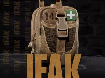 IFAK - Medic pouch Low-poly 3D model