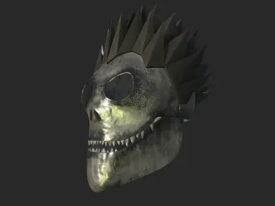 death god helmet  Low-poly 3D model