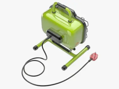 Halogen Work Light 1 3D model