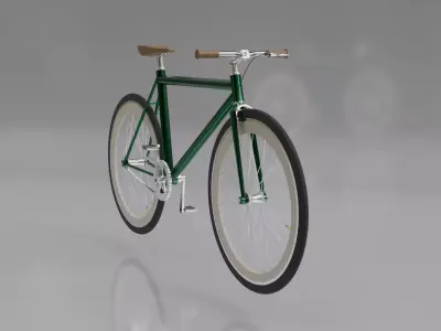 Fixie Bike - Urban Bicycle 3D model