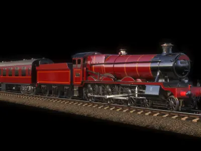 GWR 4900 Hall Class 3D 3D model