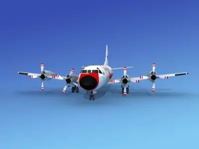 Lockheed P-3 Orion Naval Research Lab 3D model