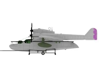 Aircraft BV138MS 3D model