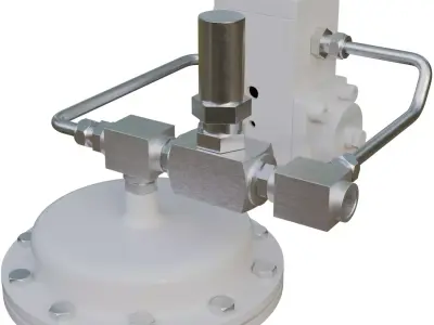 Pilot Operated Pressure Valve 3D model