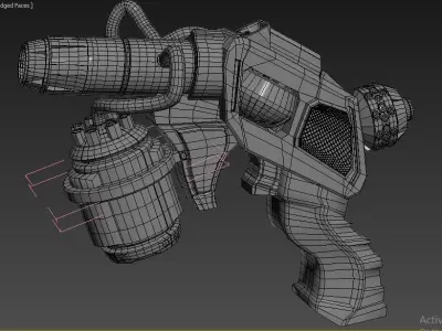 military-gun gun 3D model