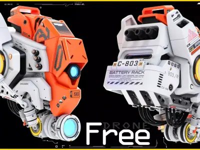 Free Drone Free 3D model