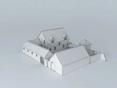 Farmhouse Complex Free 3D model