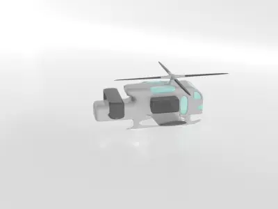 3 helicopters 3D model