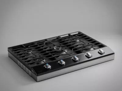 Built-in Gas Cooker 3D model