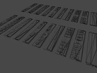 PBR RAM Units Low-poly 3D model
