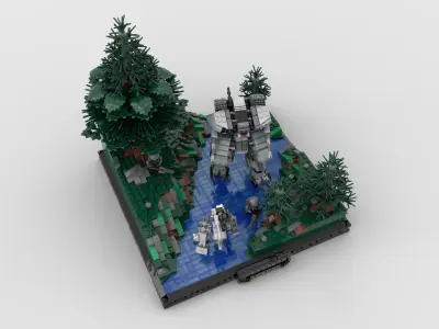 upstream ambush  3D model