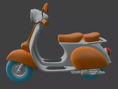 Scooter 3D Model 3D model get