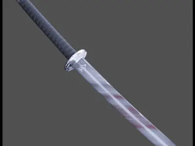 Megumu Katana Low-poly 3D model