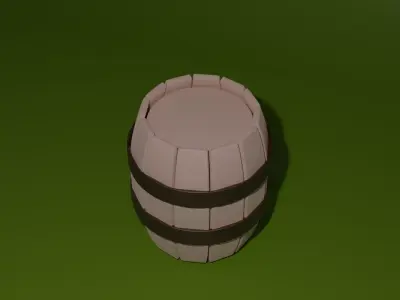 Barrel - Drum Free 3D model Free 3D model