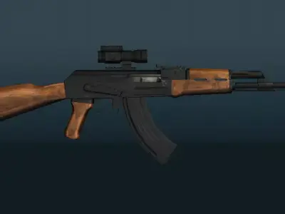 ak47 free Free 3D model
